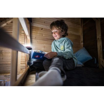 Ledlenser KIDCAMP6 DINO - Dimbare draagbare LED-lamp LED/3xAAA IP44 groen