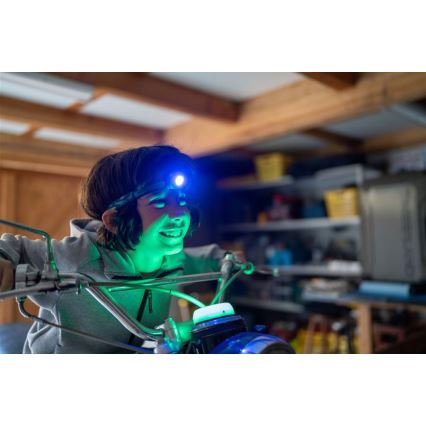 Ledlenser KIDCAMP6 RAINBOW - Dimbare draagbare LED-lamp, LED/3xAAA, IP44, blauw