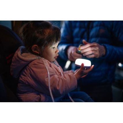 Ledlenser KIDCAMP6 RAINBOW - Lampe LED portable dimmable, 3xAAA, IP44, bleue