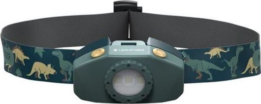 Ledlenser KIDLED2 DINO - Lampe frontale LED pour enfants à intensité réglable LED/1xAAA IPX4 40 lm 20 h vert