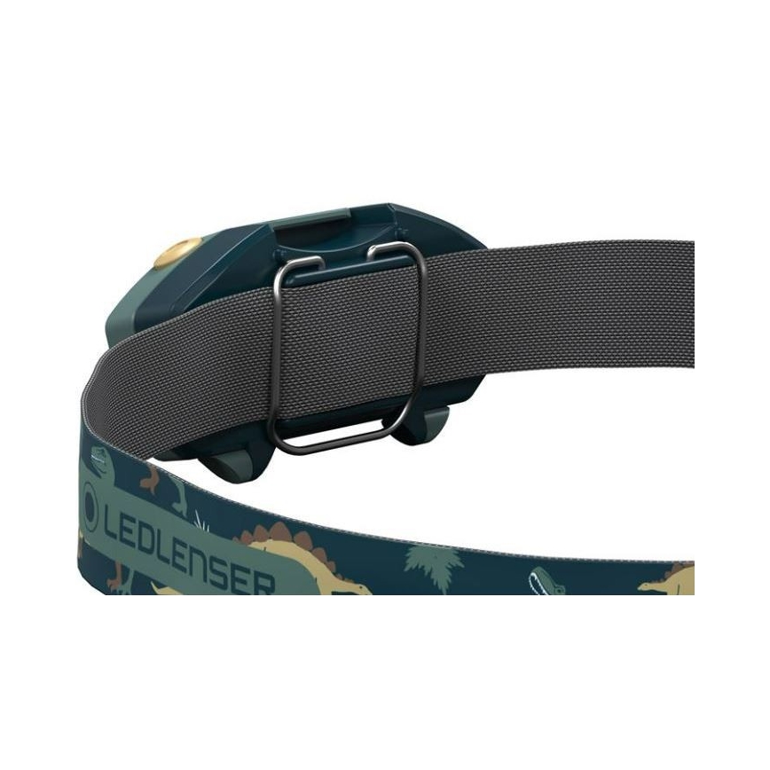 Ledlenser KIDLED2 DINO - Lampe frontale LED pour enfants à intensité réglable LED/1xAAA IPX4 40 lm 20 h vert