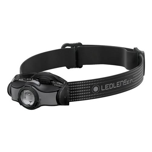 Ledlenser MH3 - Dimbare LED-hoofdlamp, 1xAA, IP54, 200 lm, 35 h, zwart