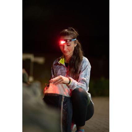 Ledlenser NEO1R - dimbare oplaadbare LED-hoofdlamp LED/730 mAh IP67 250 lm 15 uur blauw