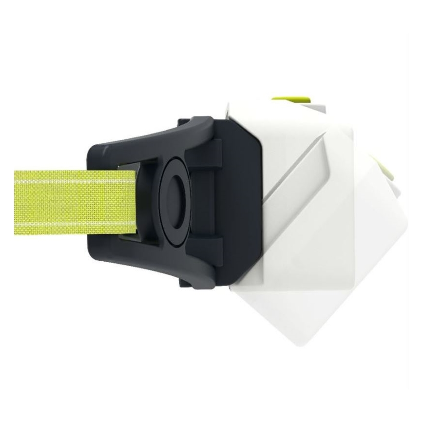 Ledlenser NEO1R - Lampe frontale LED rechargeable à intensité réglable, LED/730 mAh, IP67, 250 lm, 15 h, vert