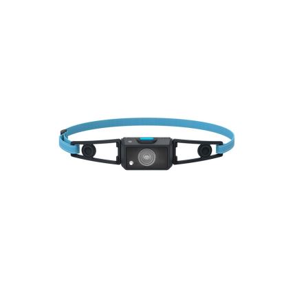 Ledlenser NEO1R - Lampe frontale rechargeable à LED, dimmable, batterie 730 mAh, indice de protection IP67, 250 lm, autonomie 15 h, bleu