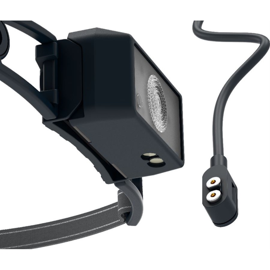 Ledlenser NEO1R - Dimbare oplaadbare LED-hoofdlamp, 730 mAh, IP67, 250 lm, 15 uur, zwart