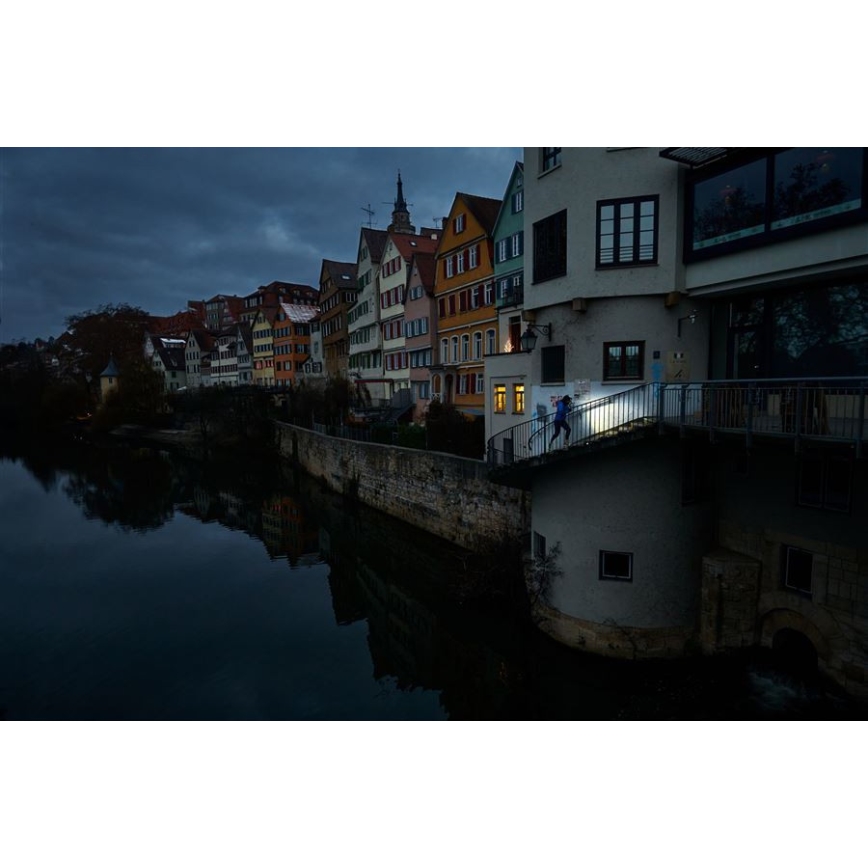 Ledlenser NEO3 - dimbare LED-hoofdlamp LED/3xAAA IP54 400 lm 20 h blauw