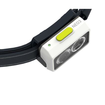 Ledlenser NEO3 - dimbare LED-hoofdlamp LED/3xAAA IP54 400 lm 20 h zwart/wit