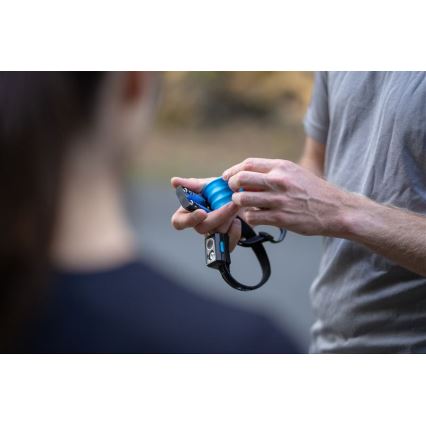 Ledlenser NEO3 - lampe frontale LED dimmable LED/3xAAA IP54 400 lm 20 h bleue