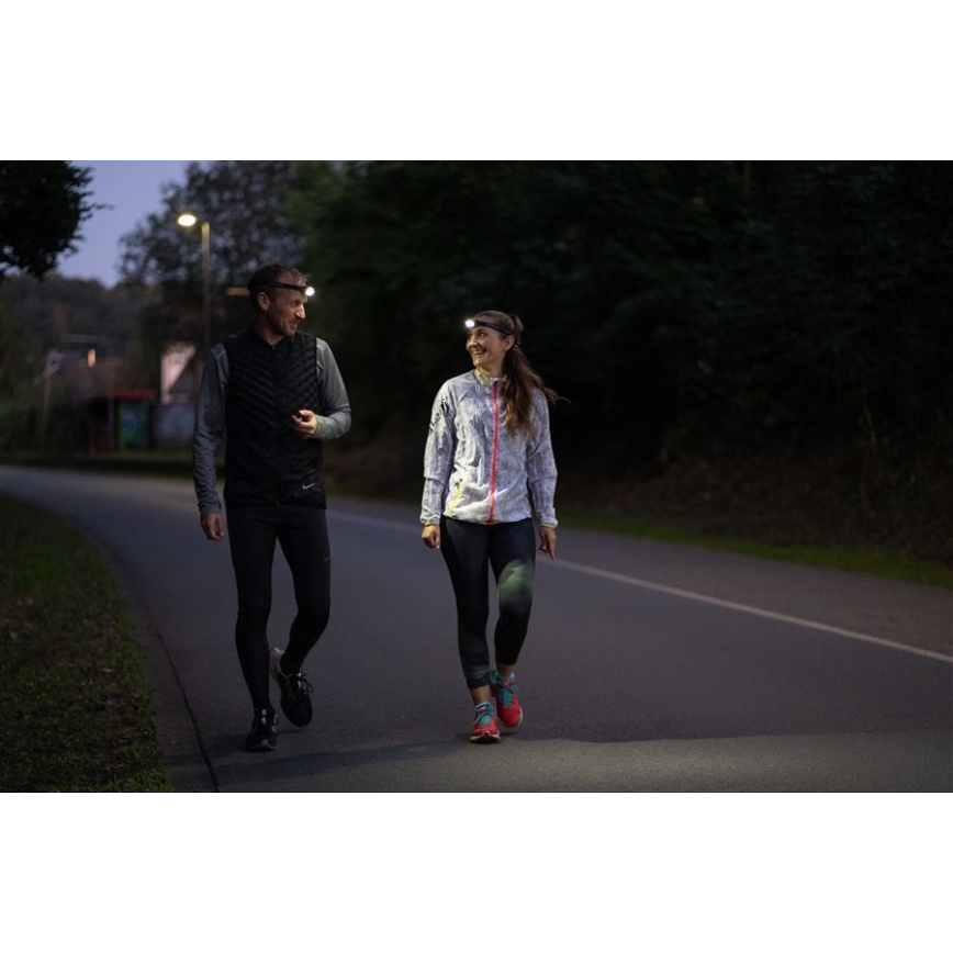 Ledlenser NEO5R - lampe frontale rechargeable LED à intensité réglable LED/1800 mAh IP54 600 lm 35 h noir/blanc