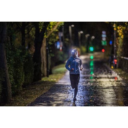 Ledlenser NEO5R - Lampe frontale LED rechargeable et dimmable LED/1800mAh IP54 600 lm 35 h noire