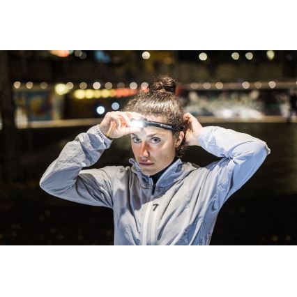 Ledlenser NEO5R - Lampe frontale LED rechargeable et dimmable LED/1800mAh IP54 600 lm 35 h noire