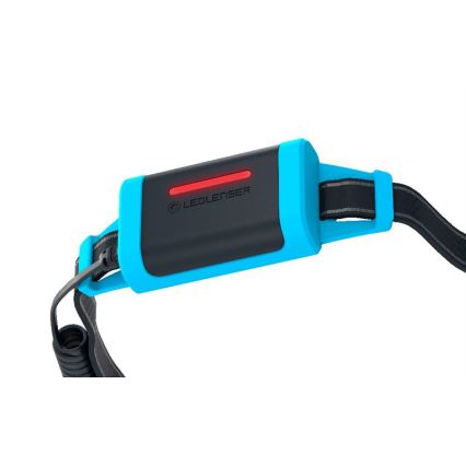 Ledlenser NEO5R - lampe frontale rechargeable LED à intensité réglable / 1800 mAh IP54 600 lm 35 h bleu