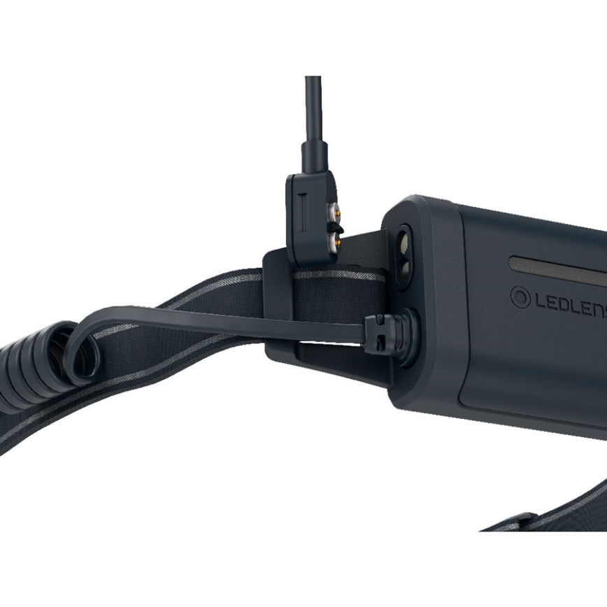 Ledlenser NEO5R - LED-dimbare oplaadbare hoofdlamp LED/1800 mAh IP54 600 lm 35 h zwart/wit