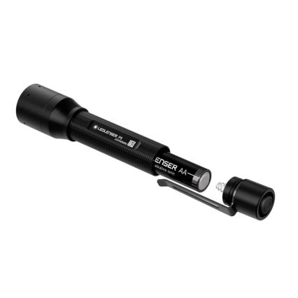 Ledlenser P5 - Dimbare LED-zaklamp, 200 lm, 8 uur batterijduur, 1x AA, IP54, zwart