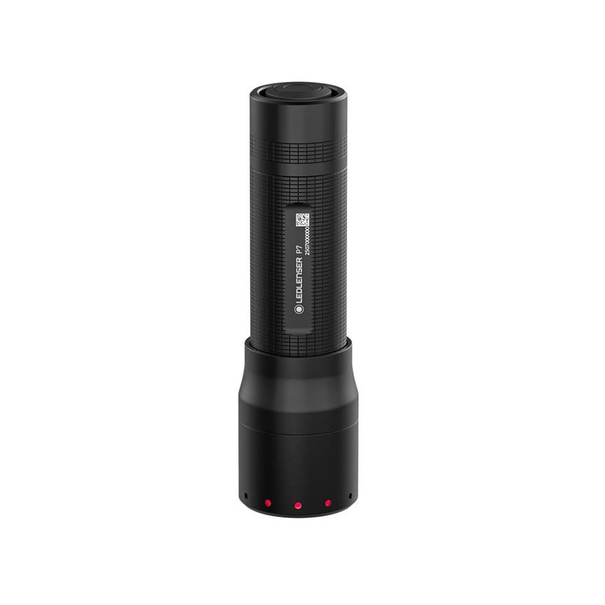 Ledlenser P7 - Lampe de poche LED à intensité réglable LED/4xAAA IP54 450 lm 25 h noire