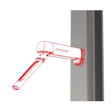 Ledlenser W7R - Lampe de travail rechargeable à LED, dimmable, 2500 mAh, IP54, 600 lm