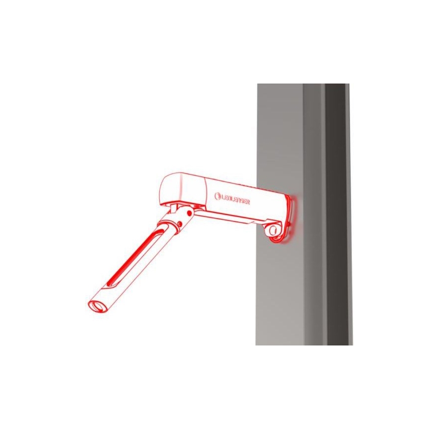 Ledlenser W7R - Lampe de travail rechargeable à LED, dimmable, 2500 mAh, IP54, 600 lm