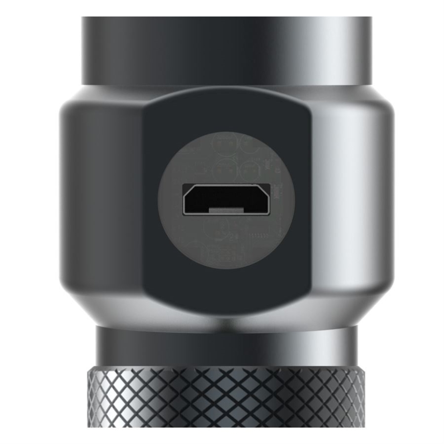 Ledlenser WORKERS FRIEND - Dimbare oplaadbare LED-zaklamp, 2500 mAh, 280 lm, 80 h, zwart