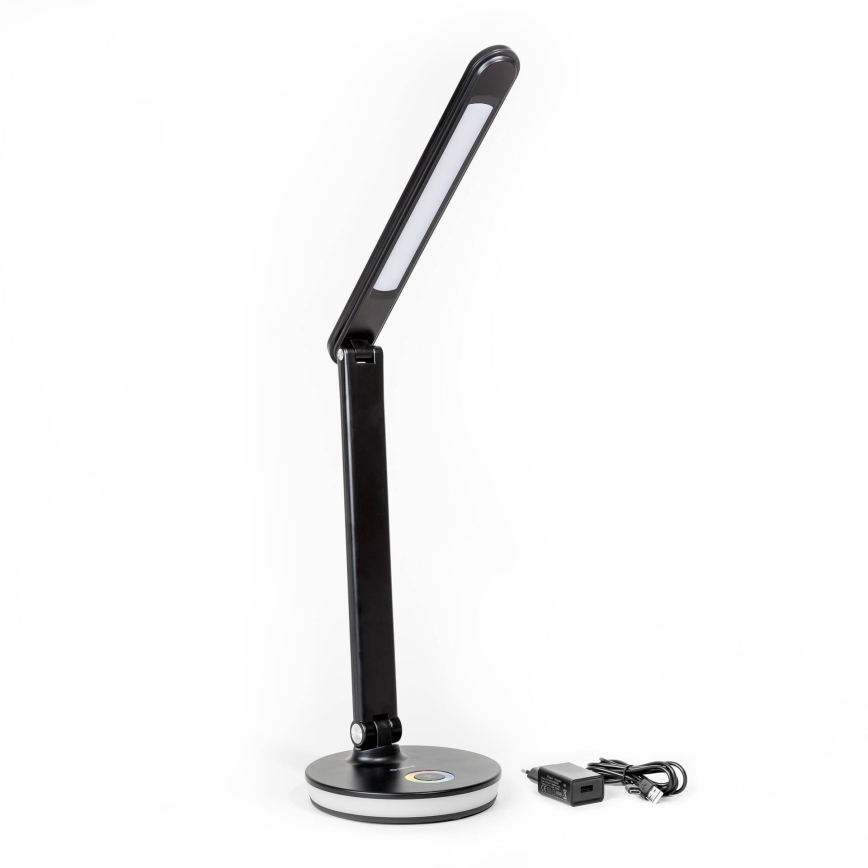 LED RGBW Dimbaar tafellamp met powerbankfunctie LED/12W/5V 2800-6000K zwart