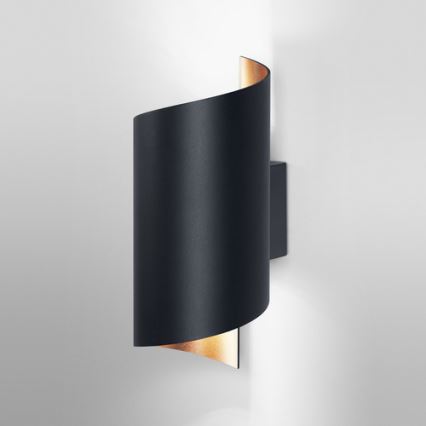 Ledvance - Applique murale à intensité variable SMART+ TWIST LED/12W/230V 3000-6500K Wi-Fi noire