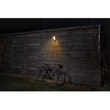 Ledvance - Applique murale extérieur LED avec capteur SPOT LED/8W/230V IP55 noir