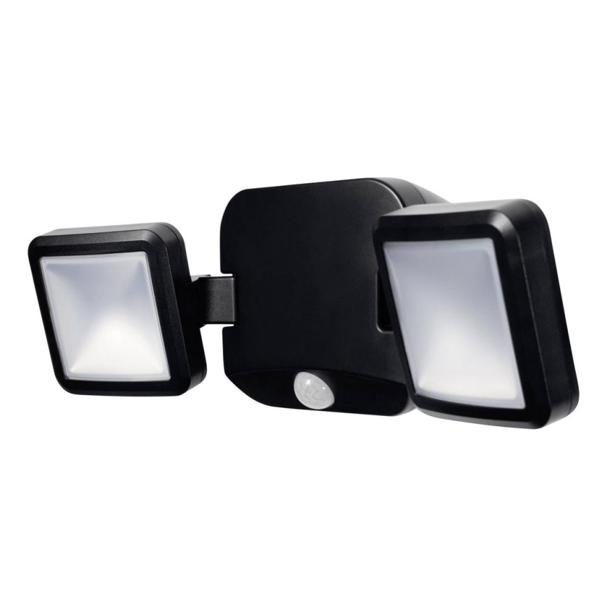 Ledvance - Applique murale extérieure avec détecteur BATTERY 2xLED/10W/4xD IP54