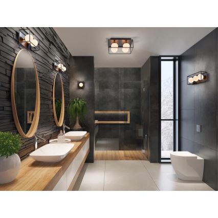 Ledvance - Applique murale extérieure DECOR SQUARE 3xG9/28W/230V IP44