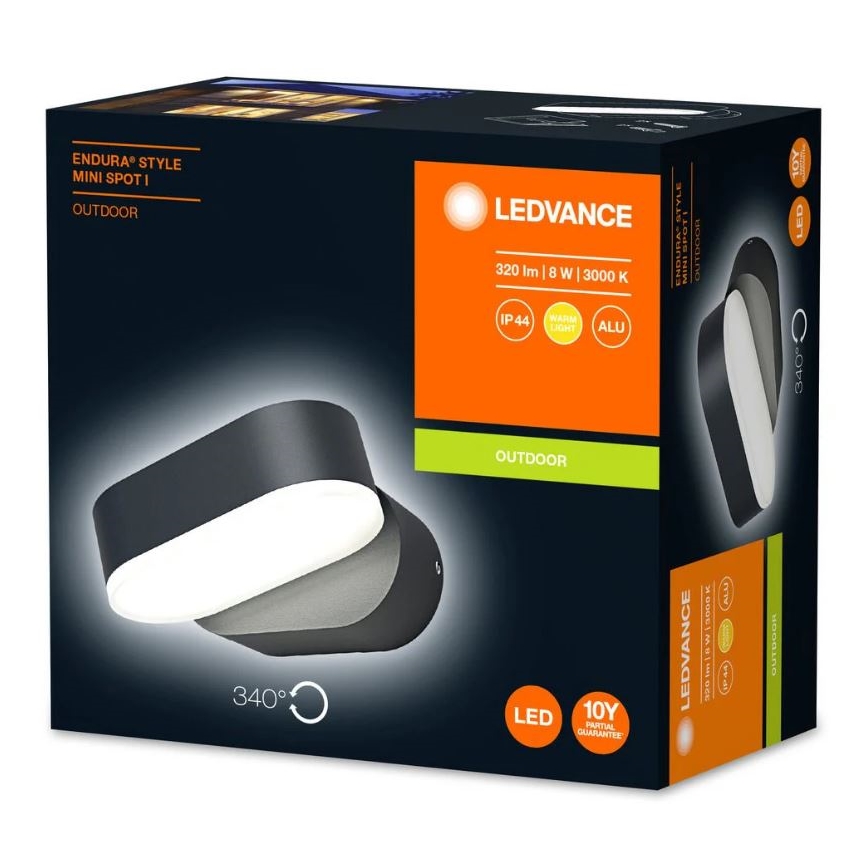 Ledvance - Applique murale LED d'extérieur ENDURA LED/8W/230V IP44