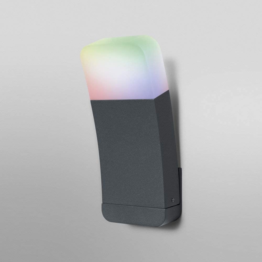 Ledvance - Applique murale LED RVBW extérieur SMART+ CURVE LED/9W/230V IP44 Wi-Fi