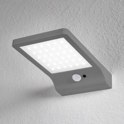 Ledvance - Applique murale solaire avec détecteur DOORLED LED/3W/3,3V 2000 mAh IP44