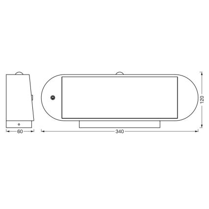 Ledvance-Applique murale solaire avec détecteur ENDURA STYLE LED/6W/7,4V IP44