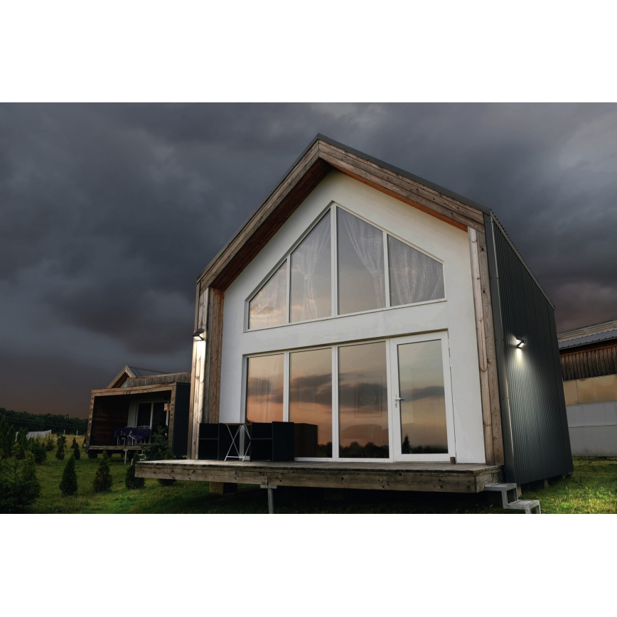 Ledvance - Applique murale solaire avec détecteur PAPILLON LED/8W/3,7V 2000 mAh IP65