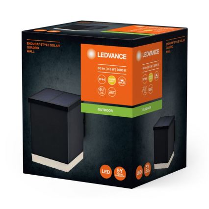 Ledvance - Applique murale solaire ENDURA STYLE SOLAR LED/0,5W/2,4V 1200 mAh IP44