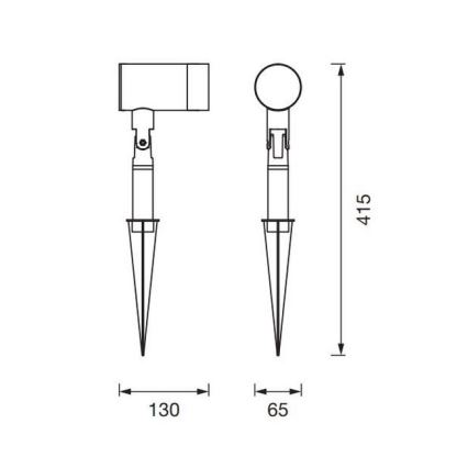 Ledvance - Buitenlamp ENDURA CLASSIC 1xGU10/35W/230V IP54