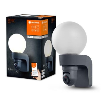 Ledvance - Buitenlamp met sensor en camera SMART+ 1xE27/15W/230V IP44 Wi-Fi
