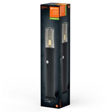 Ledvance - Buitenlamp met sensor FIGO CYLINDER 1xE27/20W/230V IP44