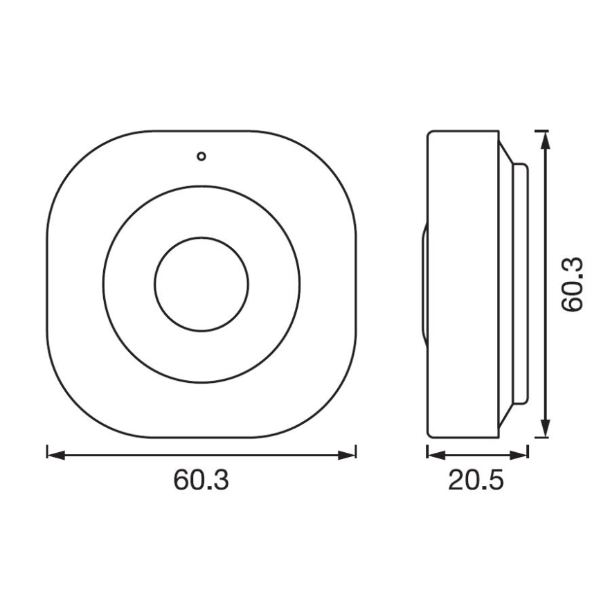 Ledvance - Détecteur de mouvement connecté SMART+ 3,7V 500 mAh Wi-fi