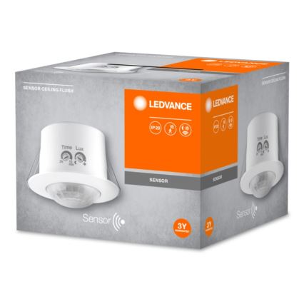 Ledvance - Détecteur de mouvement infrarouge encastré FLUSH 230V blanc