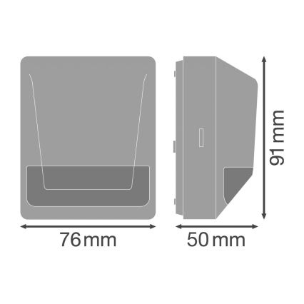 Ledvance - Détecteur de mouvement infrarouge extérieur 230V IP55 blanc