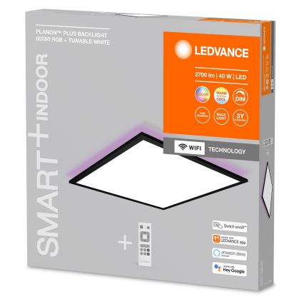 Ledvance - Dimbaar LED RGBW Paneel voor Oppervlak Montage SMART+ PLANON LED/40W/230V Wi-Fi + afstandsbediening