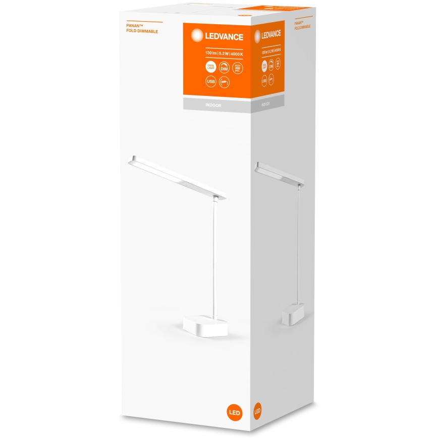 Ledvance - Dimbaar LED touch tafellampje PANAN LED/5,2W/5V 1200mAh