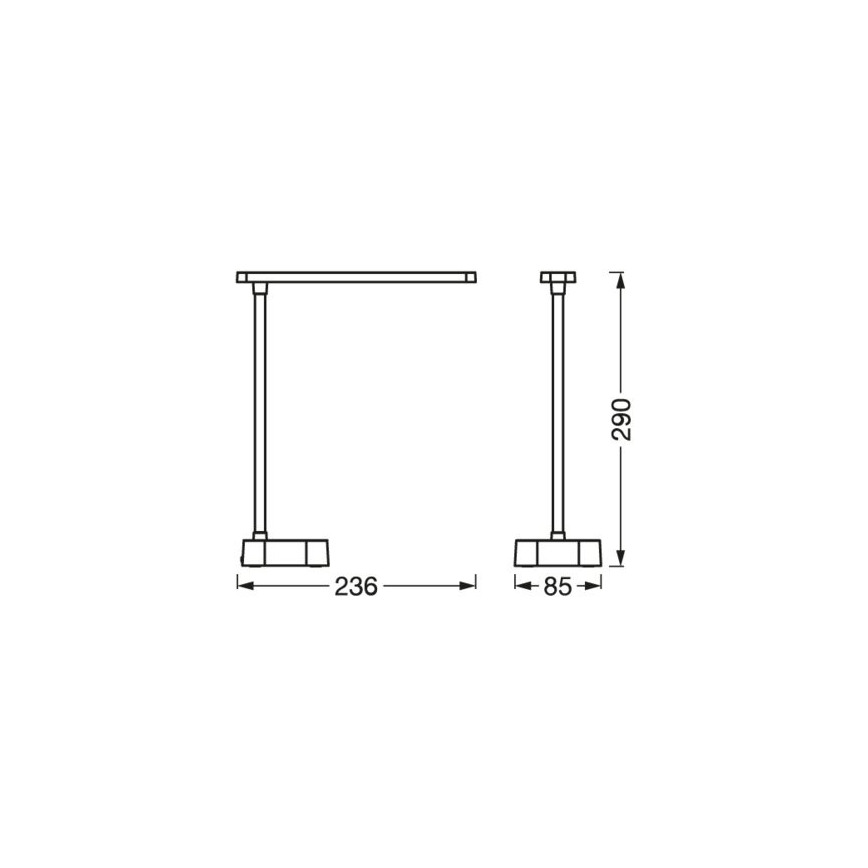 Ledvance - Dimbaar LED touch tafellampje PANAN LED/5,2W/5V 1200mAh