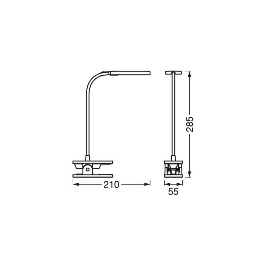 Ledvance - Dimbaar LED touch tafellampje PANAN LED/5,2W/5V 1200 mAh