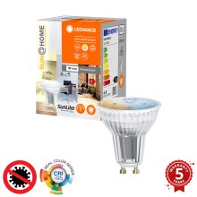 Ledvance - Dimbare LED Antibacteriële Lamp SMART+ SUN@HOME PAR16 GU10/4,9W/230V Wi-Fi CRI 95