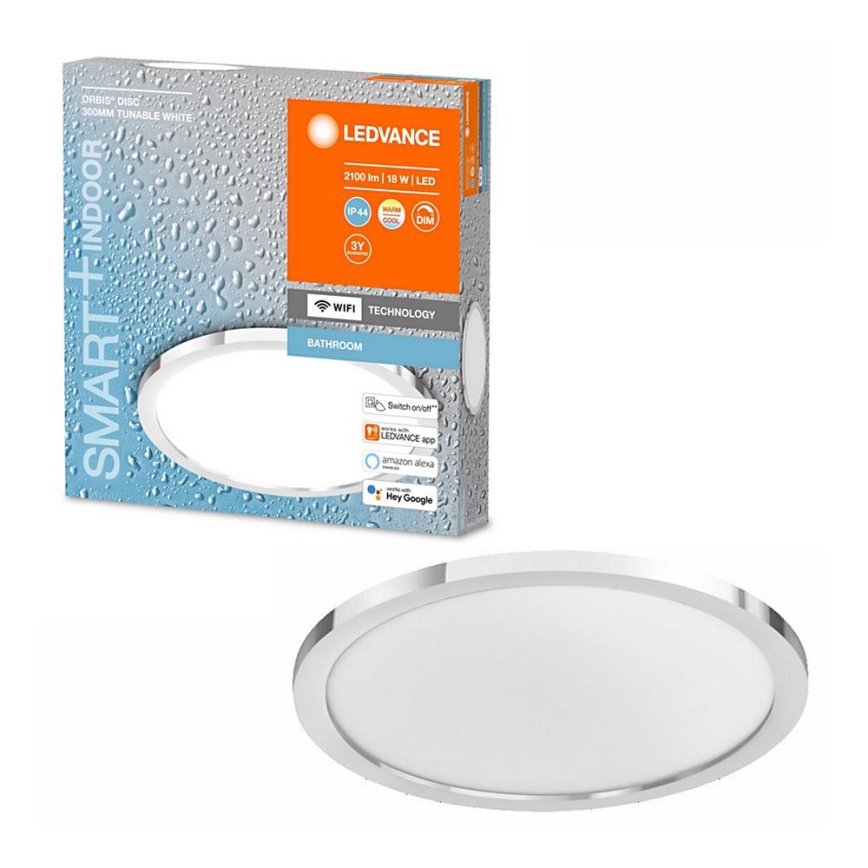 Ledvance - Dimbare LED Badkamer Lamp SMART+ DISC LED/18W/230V 3000-6500K Wi-Fi