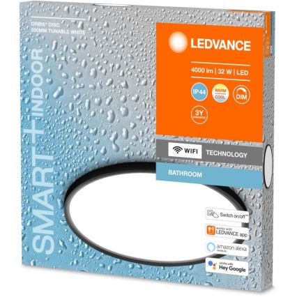 Ledvance - Dimbare LED Badkamer Plafond Lamp SMART+ DISC LED/32W/230V 3000-6500K Wi-Fi IP44