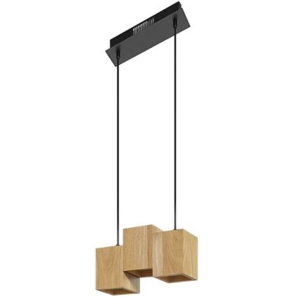 Ledvance - Dimbare LED Hanglamp aan een koord DECOR WOOD 3xLED/7W/230V Wi-Fi