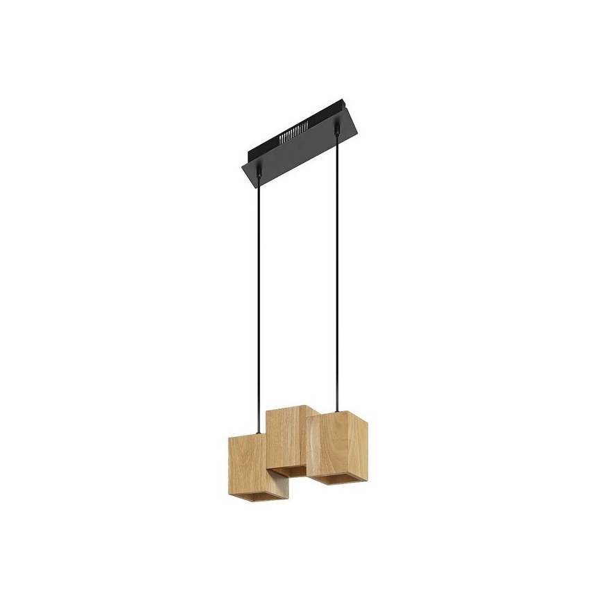 Ledvance - Dimbare LED Hanglamp aan een koord DECOR WOOD 3xLED/7W/230V Wi-Fi