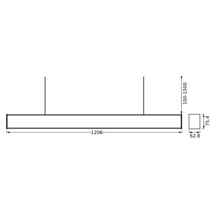 Ledvance - Dimbare LED hanglamp aan een koord SUN@HOME LED/50W/230V 2200-5000K CRI 95 Wi-Fi